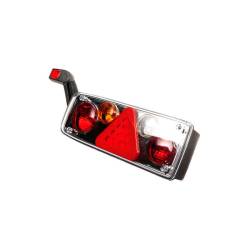 Lampa spate 372x129 cu triunghi si lampa gabarit, montaj cu fir, 5 functii, Led, 24V stanga 201408-L Ceray