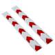 Autocolant reflectorizant cu sageti alb-rosu ,5x40cm, set 2buc T078