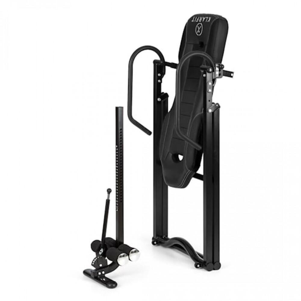 Masă inversie, bancă gravitațională cu masaj, vibrații și funcție de încălzire, până la 136 kg, 1,54-1,98 m, KLARFIT 10031831v Masă inversie, bancă gravitațională cu masaj, vibrații și funcție de încălzire, până la 136 kg, 1,54-1,98 m, KLARFIT 10031831v