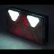 Lampa stop 238x140mm 7 functii, cu LED, stanga Strada LZD 2820 Horpol 