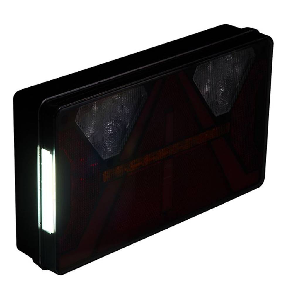 Lampa stop 238x140mm 7 functii, cu LED, stanga Strada LZD 2820 Horpol 