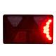 Lampa stop 238x140mm 7 functii, cu LED, dreapta Strada LZD2821 Horpol