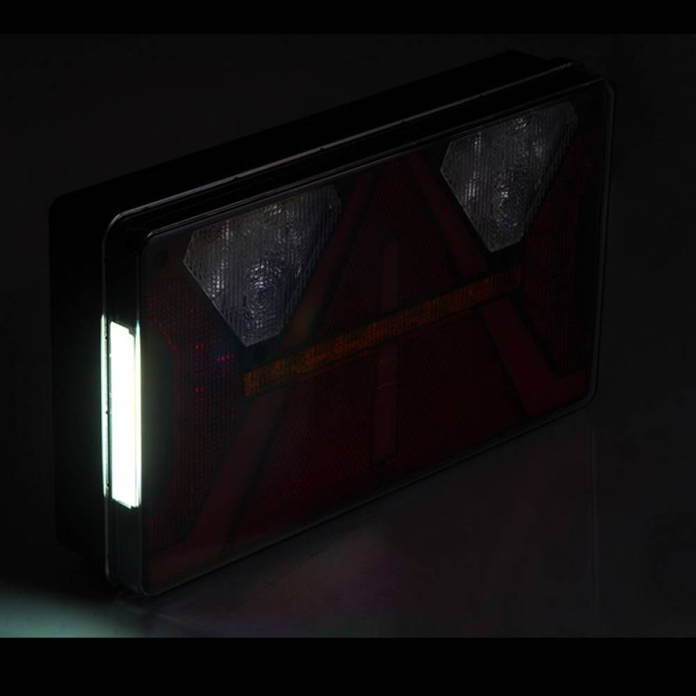 Lampa stop 238x140mm 7 functii, cu LED, dreapta Strada LZD2821 Horpol