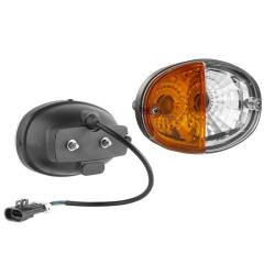 Lampa semnalizare fata cu pozitie 140x93, cu mufa, universala si John Deere, dreapta LT3 48464 Wesem