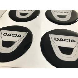 Set 4 ornamente capace roti rasina, adeziv, Dacia fi50 ZP004 Automaxc