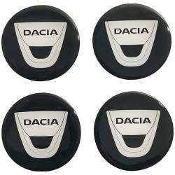 Set 4 ornamente capace roti rasina, adeziv, Dacia fi50 ZP004 Automaxc