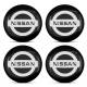 Set ornamente capace roti cu adeziv, Nissan, set 4 bucati, fi55 ZP248 Automax
