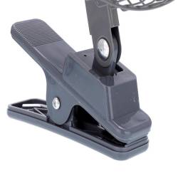 Ventilator 12V, fi20cm, metalic, prindere clips, 8