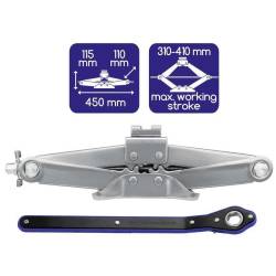 Cric foarfeca, 2T, 30-41cm, cu clichet, 17mm 436.70 Alca