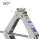 Cric foarfeca, 2T, 30-41cm, cu clichet, 17mm 436.70 Alca