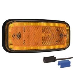 Lampa gabarit 125x60, LED, galbena, cu mufa, FT-075 Z QS075 Fristom