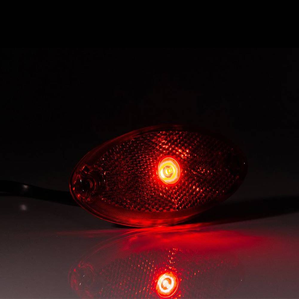 Lampa gabarit 102x45 LED, cu suport, rosie FT-061 C+K Fristom