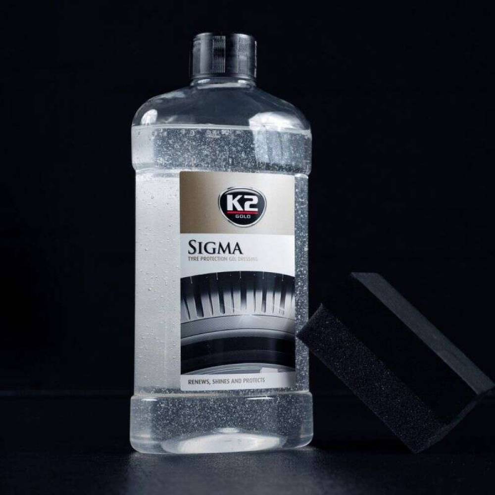 Solutie lustruit anvelope cu burete, 500ml, SIGMA G157 K2