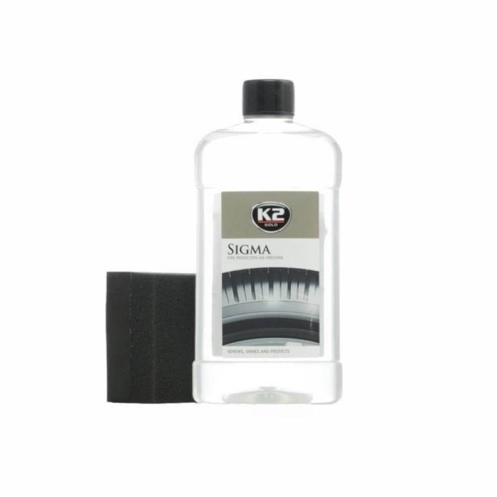 Solutie lustruit anvelope cu burete, 500ml, SIGMA G157 K2