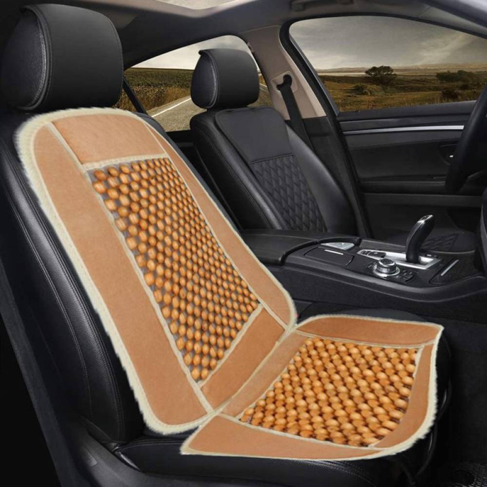 Husa scaun cu bile si velur bej 86236 Carmotion