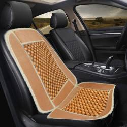 Husa scaun cu bile si velur bej 86236 Carmotion