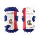 Laveta burete cu 2 fete, cu microfibra, albastra, 27x14x6cm, 01275 Amio