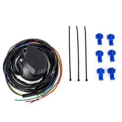 Kit priza carlig remorcare, priza 7 pini 12V cu 2 cabluri 2m cu 4 si 5 fire, kit instalatie electrica carlig remorca  INSHAKA 