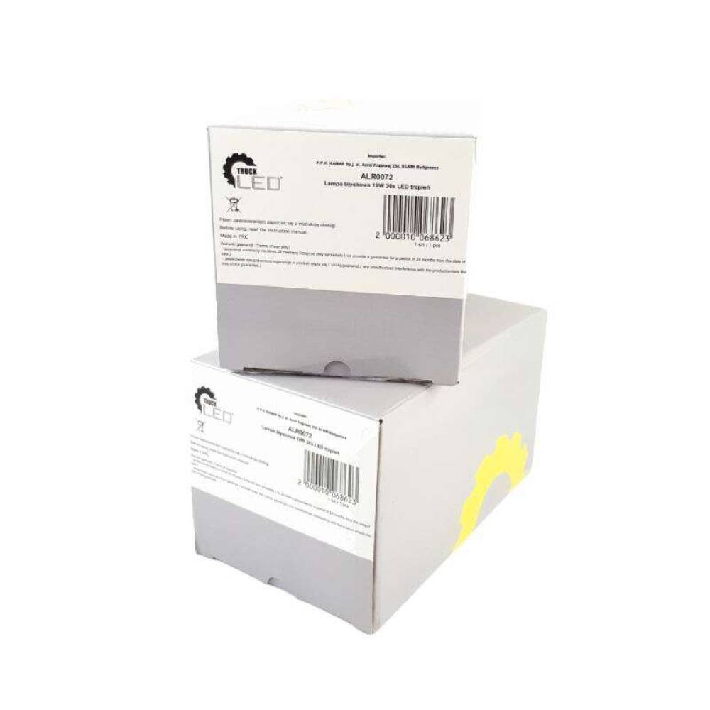 Girofar 12/24V, h144, 30 LED-uri, 19W, pe tija flexibila ALR0072 TruckLed 