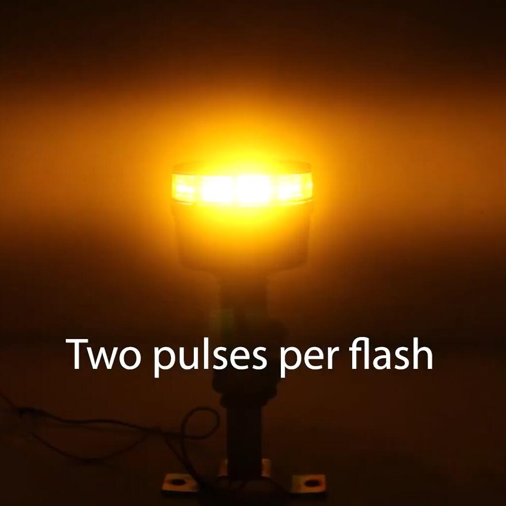 Girofar 12/24V, h144, 30 LED-uri, 19W, pe tija flexibila ALR0072 TruckLed 