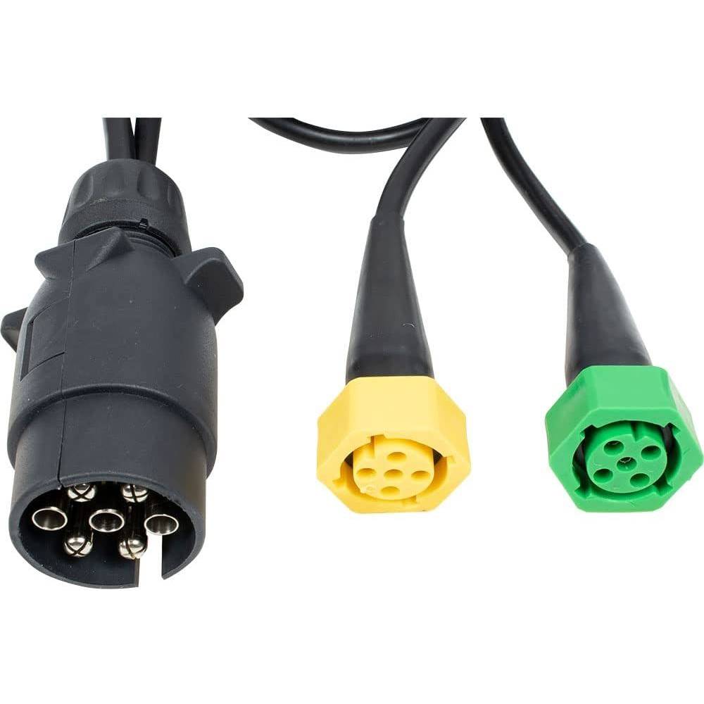 Instalatie electrica, cablaj remorca 12V, cu fisa 7 pini, 2 mufe baioneta 5 pini si cablaj lampi gabarit, 2x 4.5m cu 2x 2.5m, IIIA-045-025 Fristom.