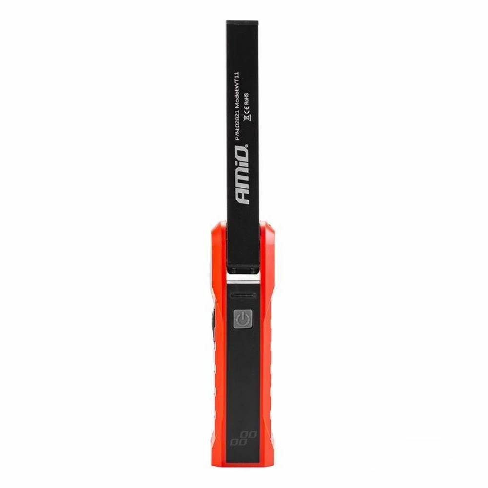 Lanterna lucru LED COB cu magnet, rabatabila, reincarcabila USB, WT11 02821 Amio