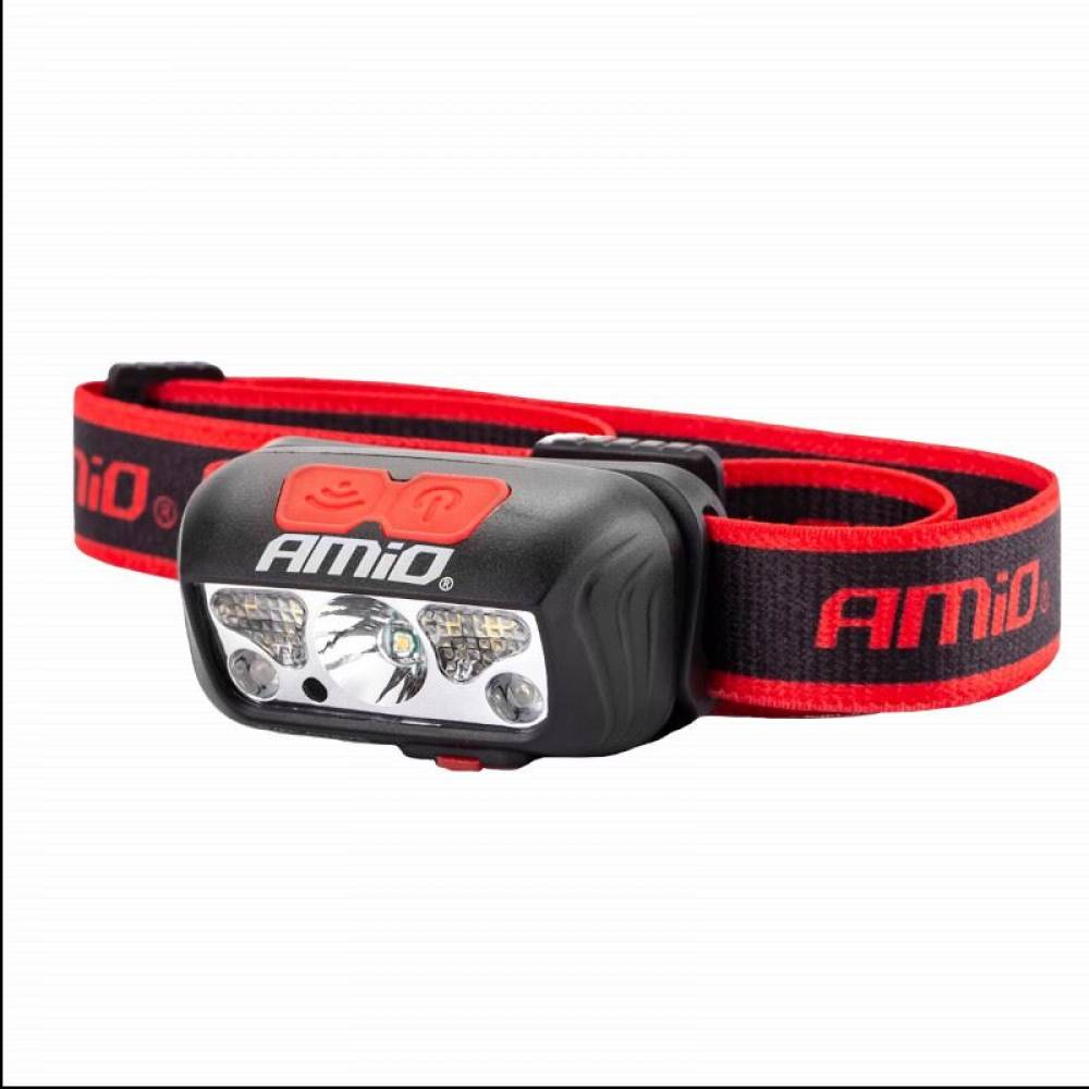 Lanterna frontala LED COB, incarcare USB, 02825 Amio Lanterna frontala LED COB, incarcare USB, 02825 Amio