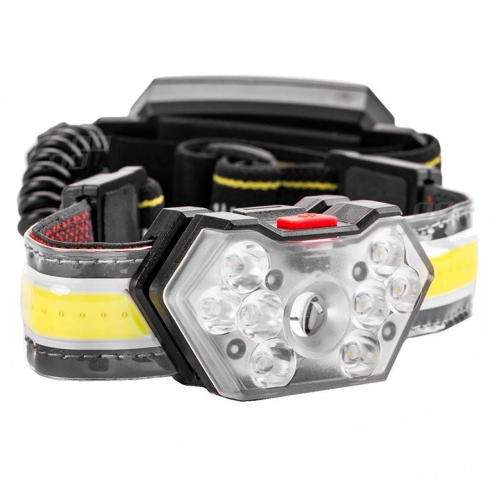 Lanterna frontala LED COB incarcare USB 02826 Amio Lanterna frontala LED COB incarcare USB 02826 Amio