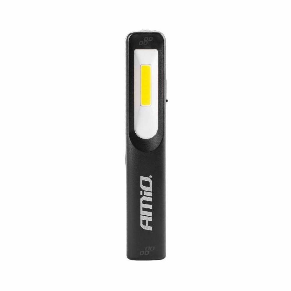 Lanterna lucru LED COB cu magnet si carlig prindere, reincarcabila USB, WT07 02817 Amio