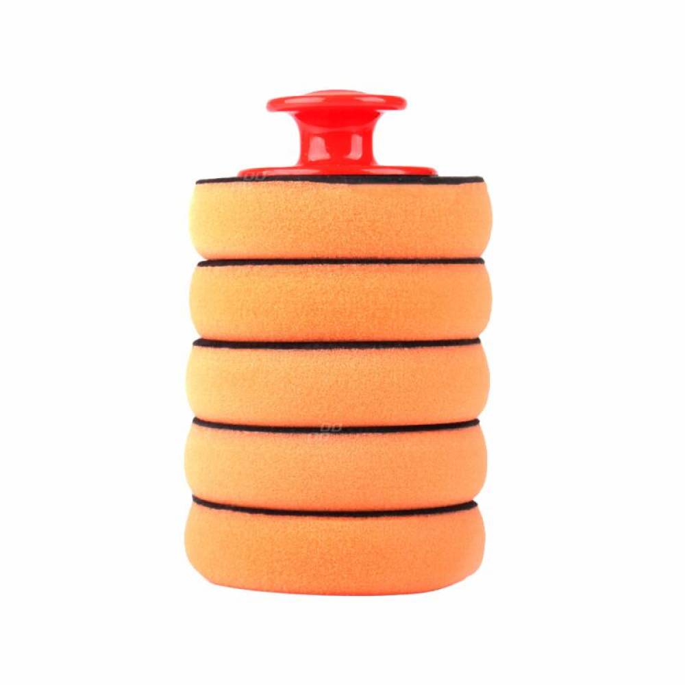 Set 5 bucati paduri aplicator polish, fi10 cu velcro, cu maner, 02903 Amio 