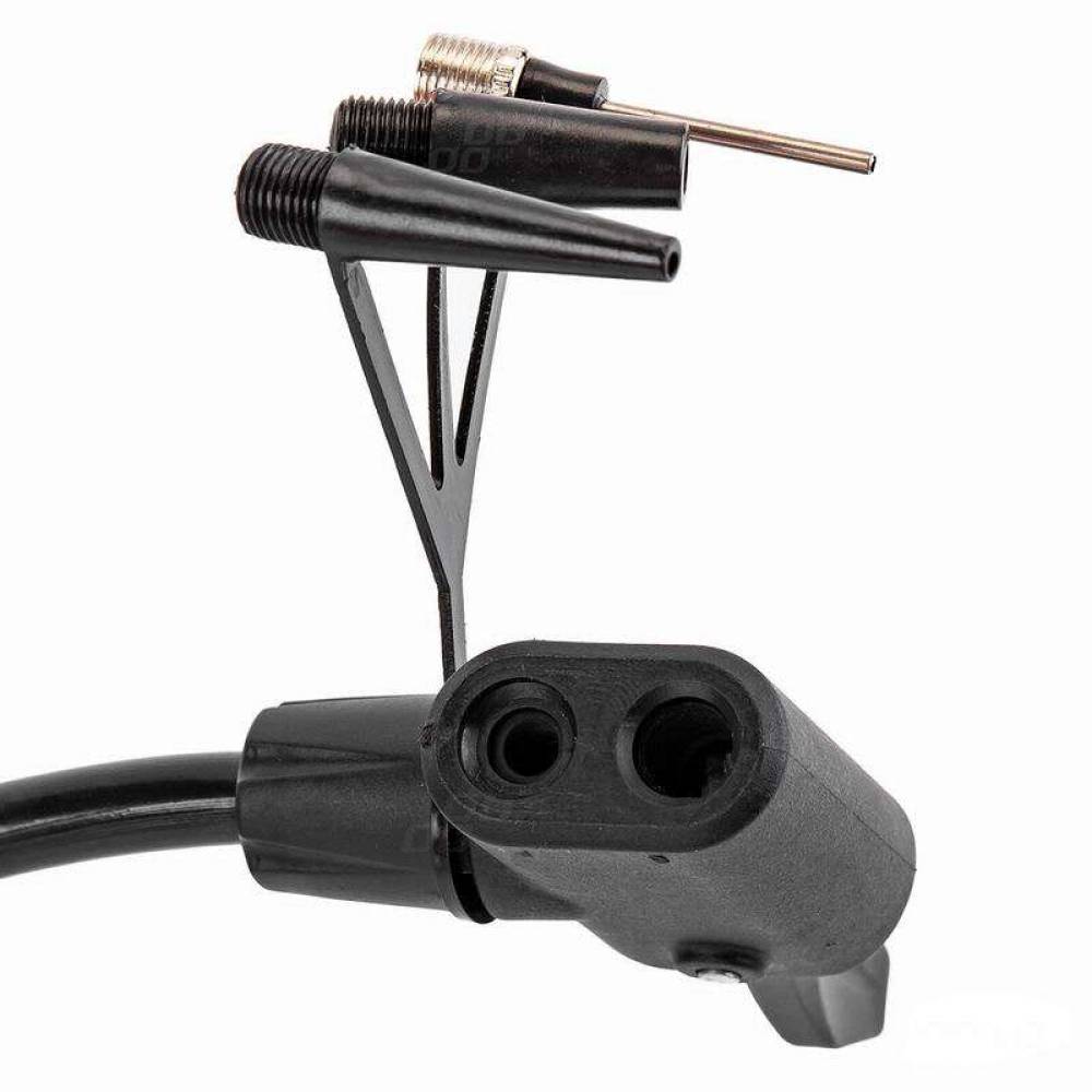 Pompa aer picior cu manometru, 2 cilindri, 2x45mm, 11 bar, 02894 Amio