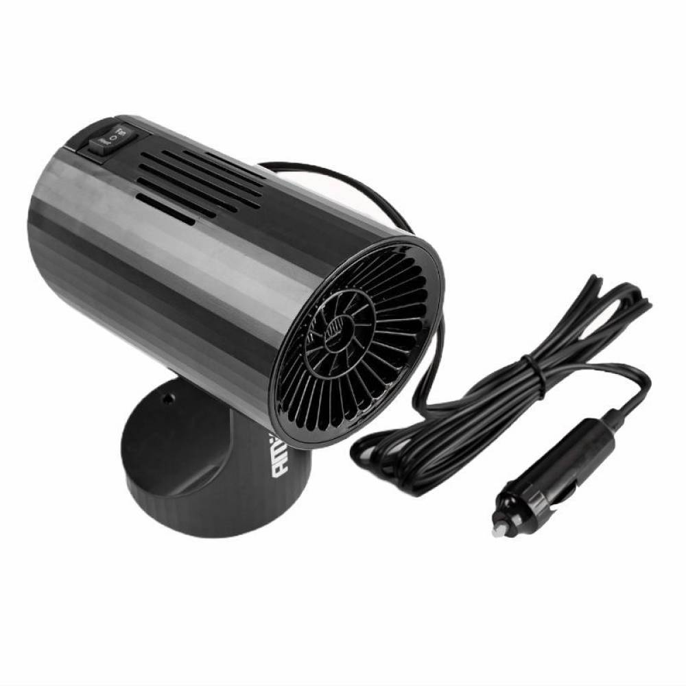 Ventilator 12V, 2 in 1, aeroterma dezghetare parbriz, tip feon, rotund 150W 02898 Amio