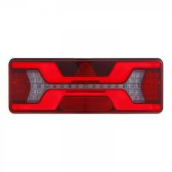 Lampa stop 380x135, 12/24V, 140 LED-uri, 6 functii cu triunghi, dreapta, L1956 TruckLed