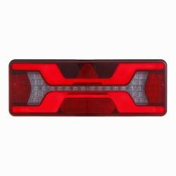 Lampa stop 380x135, 12/24V, 140 LED-uri, 6 functii cu triunghi, stanga, L1955 Truckled