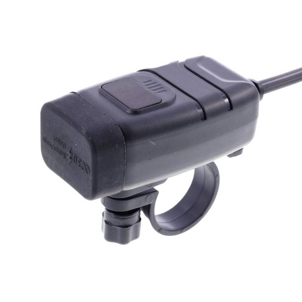Priza cu 2 USB-uri, 3.4A, voltmetru, intrerupator, moto, ATV 63208 Carmotion