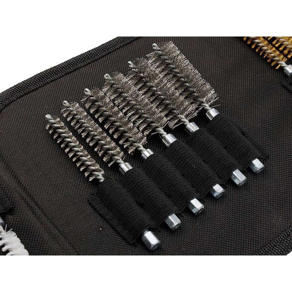 Trusa 20 perii curatare locas injectoare, bujii, cilindri motor 86820 Carmotion 