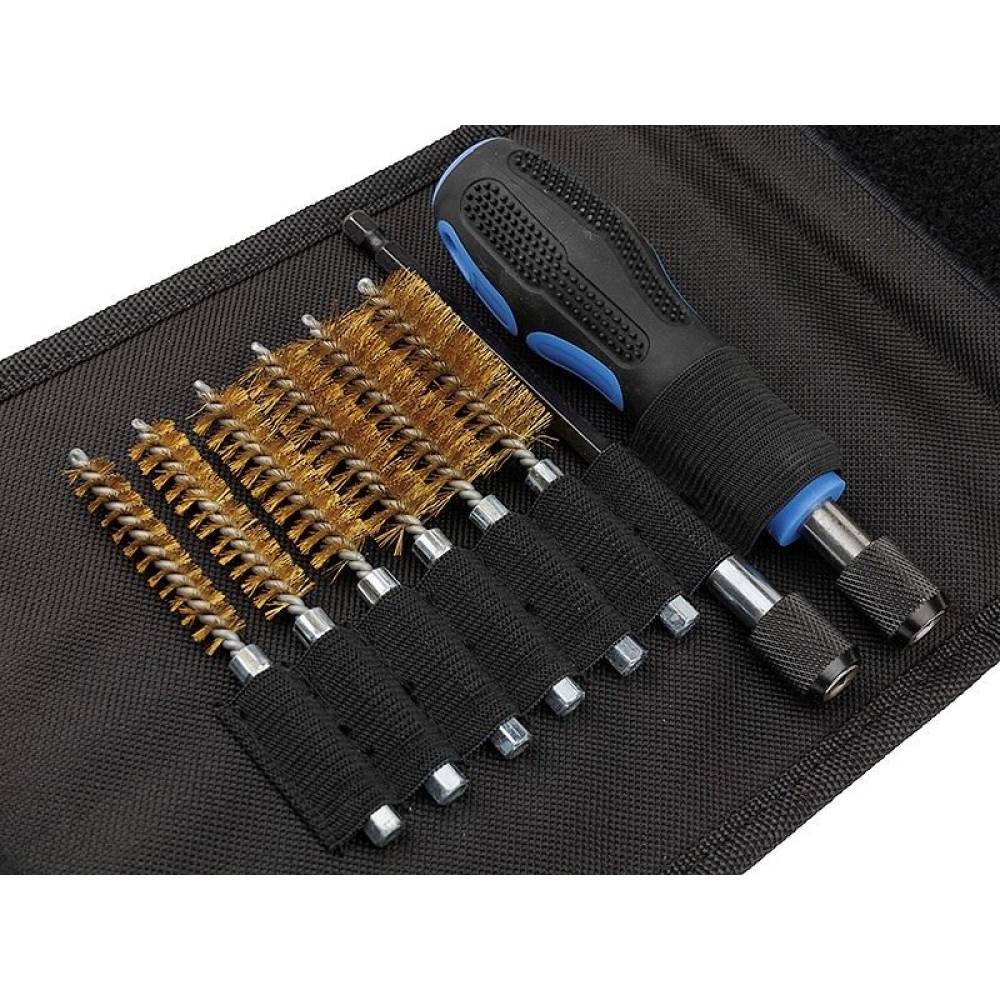 Trusa 20 perii curatare locas injectoare, bujii, cilindri motor 86820 Carmotion 