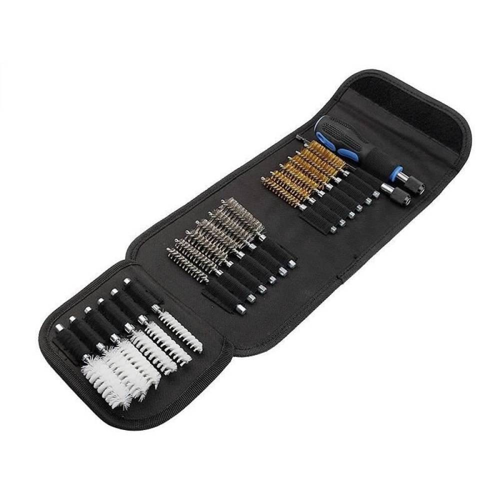 Trusa 20 perii curatare locas injectoare, bujii, cilindri motor 86820 Carmotion 