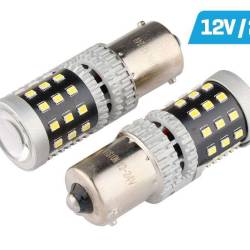 Set 2 becuri pozitie, semnalizare, mers inapoi, 39 LED-uri, 12-24V, R5W / R10W, P21W BA15S Canbus 58312 Vision