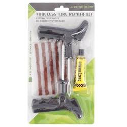 Kit reparatie cauciuc 5 snururi vulcanizare, 2 dispozitive snur si solutie 86499 Carmotion 