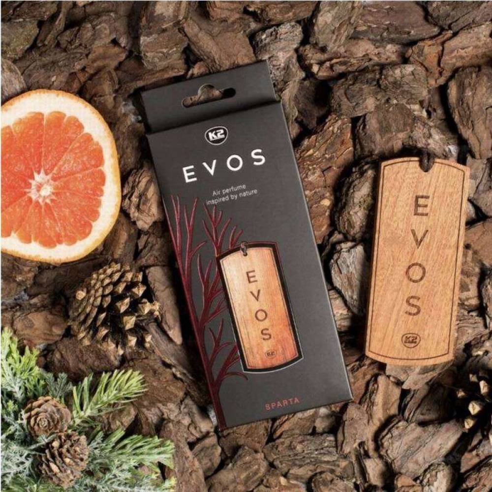 Odorizant auto pandativ din lemn, Evos Sparta, V031 K2 Odorizant auto pandativ din lemn, Evos Sparta, V031 K2