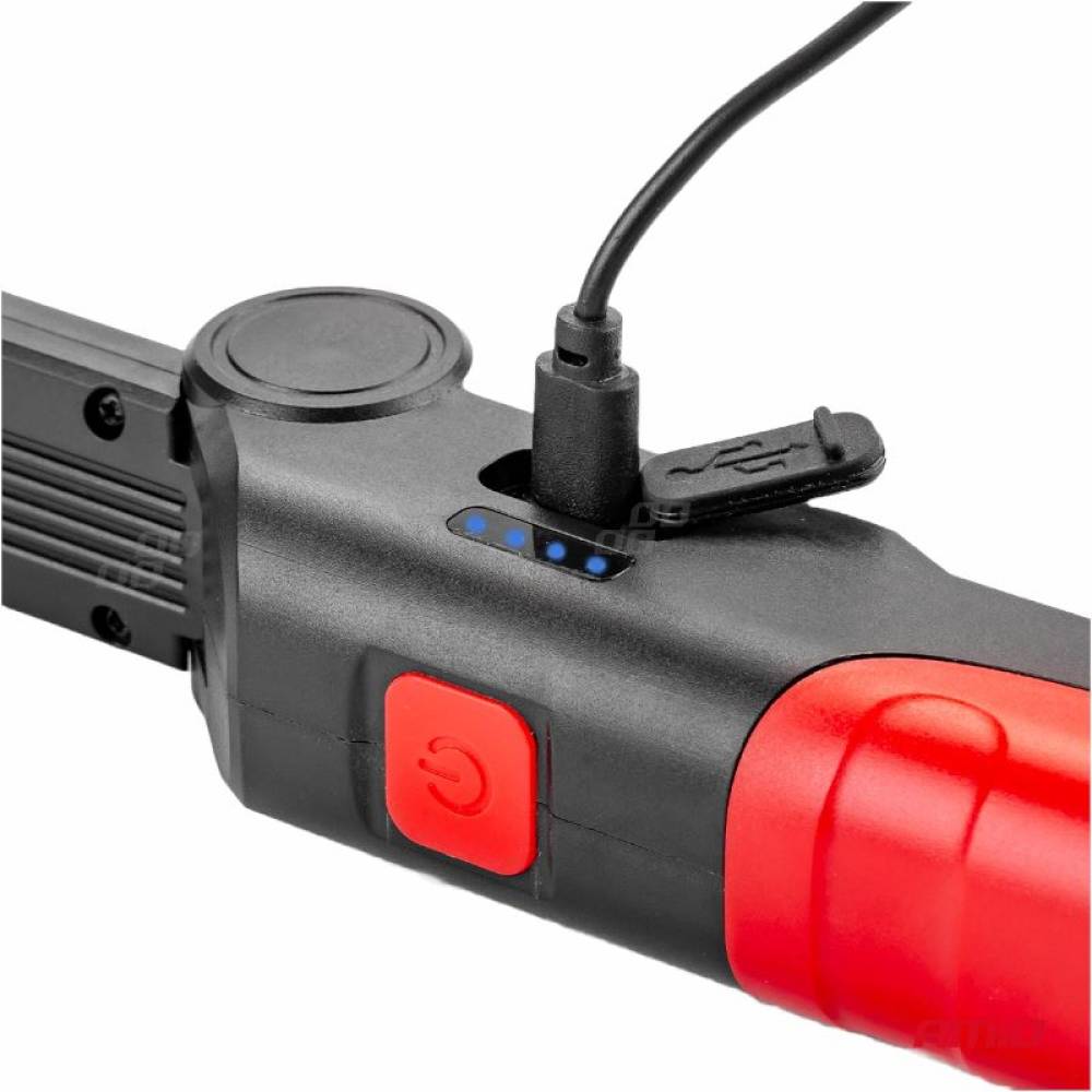 Lanterna lucru LED COB cu magnet si carlig agatare, statie de incarcare, rabatabila, reincarcabila USB, WT12 02822 Amio