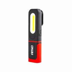 Lanterna lucru LED cu magnet si carlig, reincarcabila USB, WT08 02818 Amio Lanterna lucru LED cu magnet si carlig, reincarcabila USB, WT08 02818 Amio
