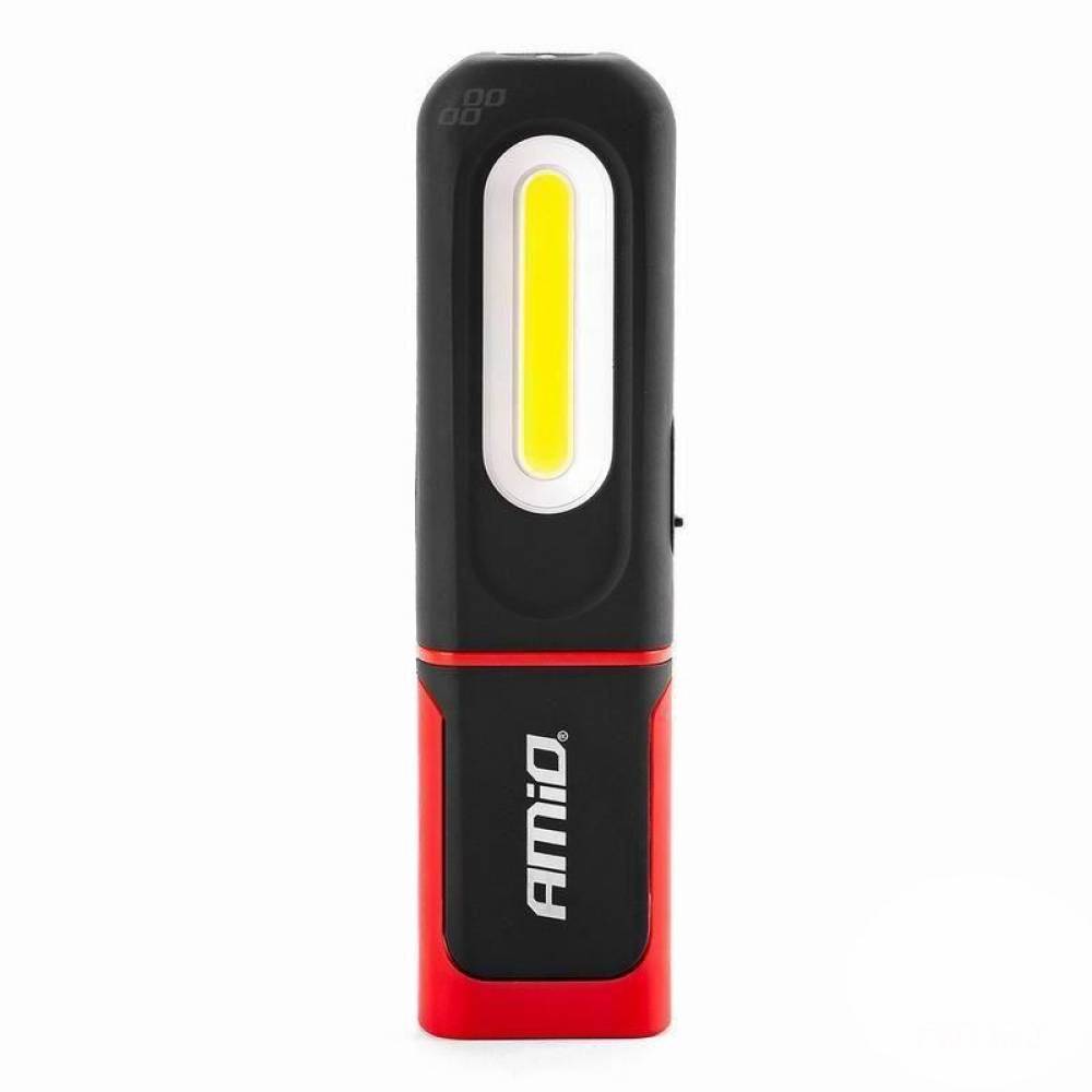 Lanterna lucru LED cu magnet si carlig, reincarcabila USB, WT08 02818 Amio Lanterna lucru LED cu magnet si carlig, reincarcabila USB, WT08 02818 Amio