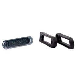 Lampa gabarit 120x27, Slim, 8 LED-uri, 2 garnituri, montare bullbar, alba, FT-073B LONG DARK Fristom