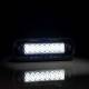 Lampa gabarit 120x27, Slim, 8 LED-uri, 2 garnituri, montare bullbar, alba, FT-073B LONG DARK Fristom