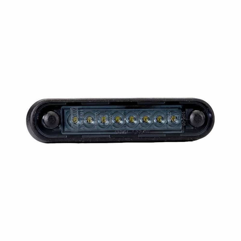 Lampa gabarit 120x27, Slim, 8 LED-uri, 2 garnituri, montare bullbar, alba, FT-073B LONG DARK Fristom