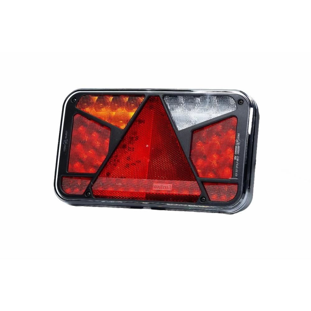 Lampa spate 240x140, LED, 7 functii, cu triunghi, ceata, mers inapoi si iluminare numar, cu mufa, CANBUS stanga, FT-370 L TB LED O Bajonet 6PIN 12V Fristom Lampa spate 240x140, LED, 7 functii, cu triunghi, ceata, mers inapoi si iluminare numar, cu mufa, CANBUS stanga, FT-370 L TB LED O Bajonet 6PIN 12V Fristom