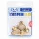 Set borne acumulator cupru, fixare cu surub M10 509.40 Alca