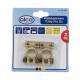Set 2 borne acumulator cupru, fixare cu 2 suruburi, Tube Fix 509.50 Alca Set 2 borne acumulator cupru, fixare cu 2 suruburi, Tube Fix 509.50 Alca